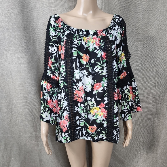 NY Collection blouse size multicolor - Picture 5 of 7